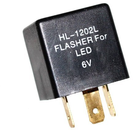 1 Blinker Relais lastunabhängig 6V LED Blinkrelais für OLDTIMER 0,05-20A 3-Polig Blinkgeber Old-Harvest