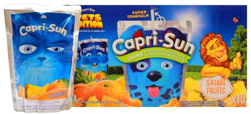 Capri Sun Safari Fruits with Lemon, Pineapple & Mandarin 10 x 200ml