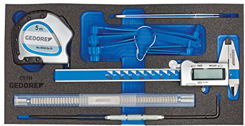 GEDORE 1500 CT1-711 Mess-Sortiment in Check-Tool-Modul, 1 Stück