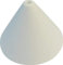 Electraline 70612 Pavillon Plastique Conique Diam 110 Blanc