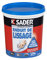 Sader - Revestimiento de alisado de pared listo para usar en pasta - interior y techo - Se puede utilizar como junta de placa de yeso, boca de hasta 2 mm y boca de poro de madera - blanco - 1 bote de