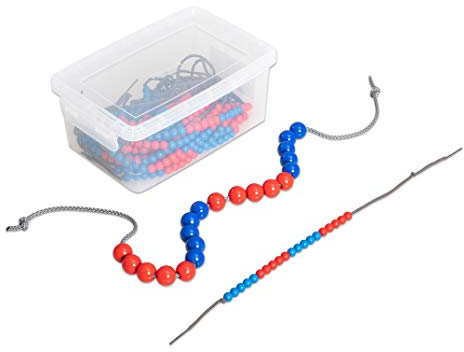 Betzold - Rechenketten-Set 28 Stück, Demo-Rechenkette in Box - Rechnen lernen 1. Klasse