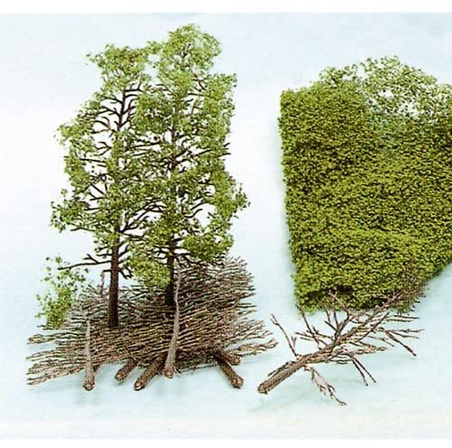 HEKI 1533 Baum-Set mit Flor, 10-teilig, Höhe: 18 cm, Mehrfarbig