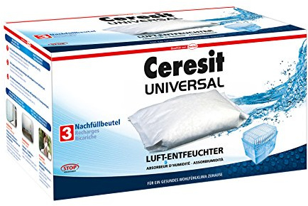 Ceresit Luftentfeuchter Nachfüllbeutel für Luftentfeuchter 3 x 1 kg