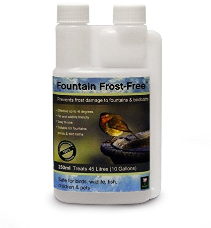 Primrose Ambienté Fountain Frost Free Additive for Birdbaths Water Feature or Fountains Ponds Antifreeze Solution