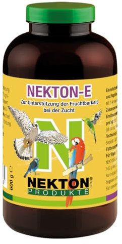 NEKTON-E | Vitamin-E-Präparat zur Zucht für Vögel und Reptilien | Made in Germany (600g)