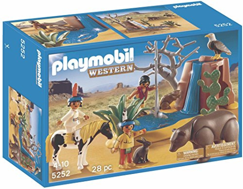 PLAYMOBIL 5252 Indianerkinder mit Tieren