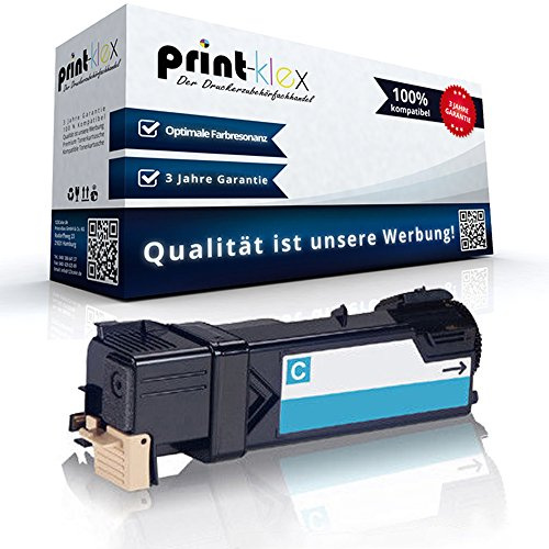 Print-Klex Tonerkartusche kompatibel für Xerox Phaser 6128 6128MFP 6128 MFP N Xerox Phaser 6128MFPN Cyan C 106R01452