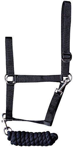 Harry's Horse Halfterset Initial, Farbe:Black, Größe:Pony