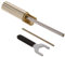 Le groupe Hillman 852622 Tige de charnière Ferme-porte – Laiton satiné 1-pack
