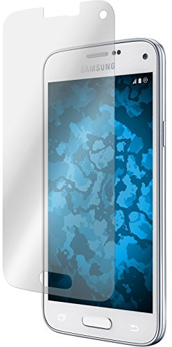 Silikon Schutzhülle für Samsung Galaxy S6 – Transparent – Cover PhoneNatic + Schutz Folien, Rose, Galaxy S5 Mini