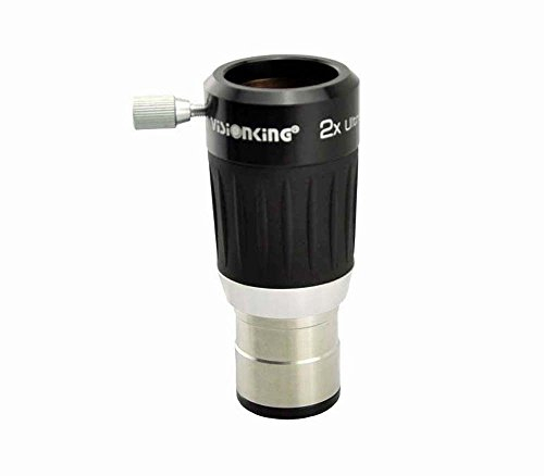 Visionking 2 Zoll 2x Premium barlow Objektiv Teleskop Okular Metallkörper NEU