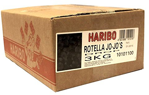 Haribo Escargots à la réglisse en boîte 3x1 Kg