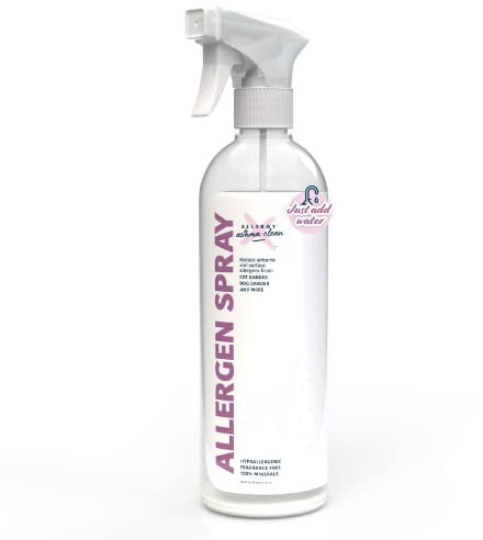 Allergy Asthma Clean Allergen Spray, Pets, Dust Allergies & More, Air & Surface, Just Add Water, Bottle, Over 33oz
