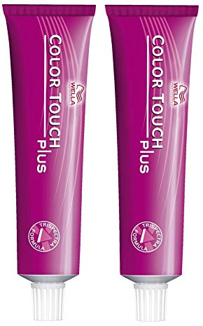 2er Wella Professionals Color Touch Plus 44/07 Mittelbraun Intensiv Natur Braun 60 ml