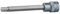 KS Tools 911.1565 Douille tournevis longue 6 pans 8 mm