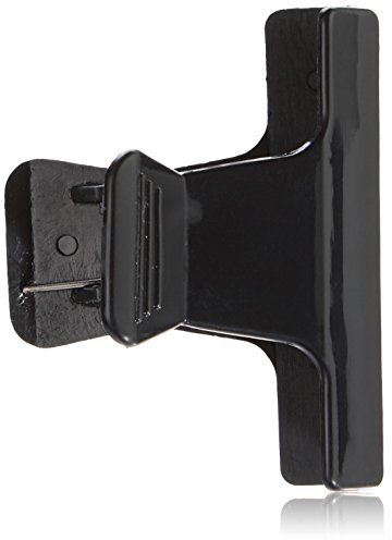 Efalock Professional Abteilklammern, schwarz, 1er Pack, (1x 12 Stück)