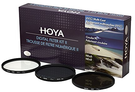 Hoya Digital Filter Kit (67mm) inkl Cirkular Polfilter/ND-Filter (NDx8)/HMC-C, UV-Filter