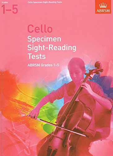 ABRSM: Cello Specimen Sight-Reading Tests - Grades 1-5 (From 2012)