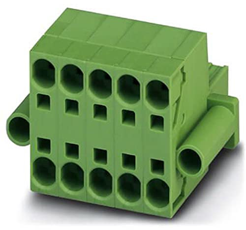 Phoenix Contact TSPC 5/2-STF-7.62 Steckbarer Klemmenblock Steckverbinder 2-Kontakte 7.62mm-Raster