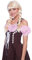 Folat 26733 Perücke Heidi Hellblond, Blond, One Size