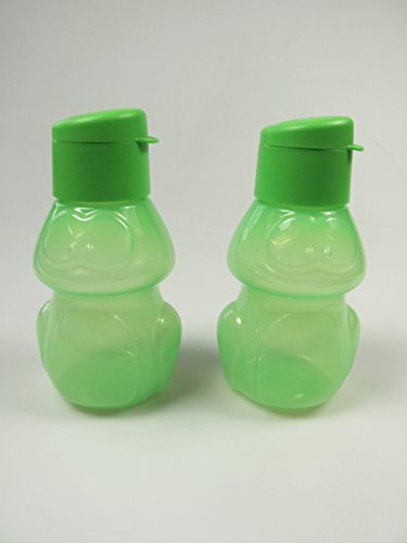TUPPERWARE To Go Eco 350ml grün Trinkflasche Frosch (2) Kind Schule Ökoflasche