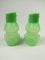 TUPPERWARE To Go Eco 350ml grün Trinkflasche Frosch (2) Kind Schule Ökoflasche