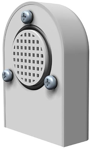Hammond Electronics Belüftungsventil Polycarbonat Lichtgrau (L x B x H) 28 x 51 x 69mm 1St.