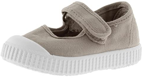 victoria Merceditas Unisex 1915 Lona Drec & Tira Adherente & Refuerzo Puntera 136605 para Niños Beige 19