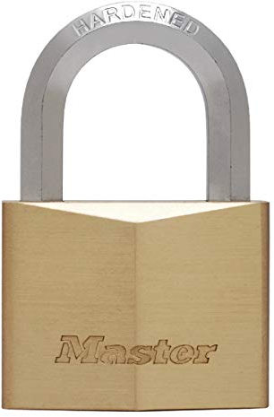 MASTER LOCK 1145EURD VORHÄNGESCHLOSS 40MM VOLLMESSING HEXAGONALER BÜGEL