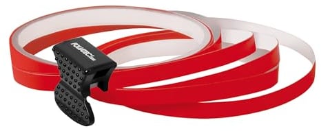FOLIATEC PIN Striping Felgen Design Auto Zierstreifen Felgenrandaufkleber für 4 Felgen, Rot