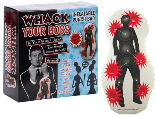 Diabolical Gifts Whack Your Boss Inflatable Punch Bag