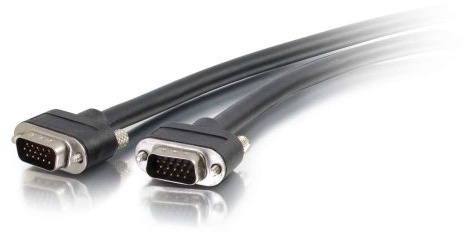 C2G 50215 VGA Cable - Select VGA Video Cable M/M, In-Wall CMG-Rated, Black (15 Feet, 4.57 Meters)