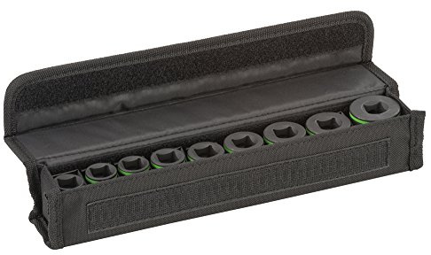 Bosch 2 608 551 100 - Set de 9 suplementos de llave de vaso - 38 mm; 10, 11, 13, 17, 19, 21, 22, 24, 27 mm (pack de 9)