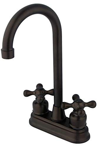 Kingston KB495AX Robinet de barre en laiton huilé Bronze 4-3/4 avec bec verseur