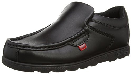 Kickers Kids Fragma MT Vl Moc Toe Shoes Black 6