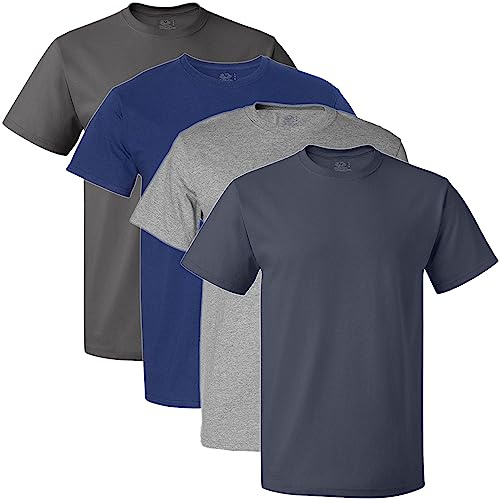 Fruit of the Loom Men's Crew Neck T-Shirt Multipack, Assorted, Large