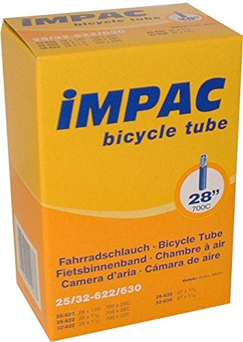 Impac Unisex 650B MTB Fahrrad-Innenschlauch, schwarz, 27,5 Zoll.