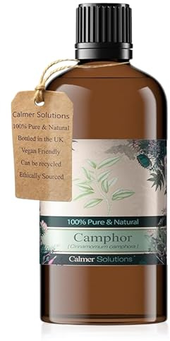 Calmer Solutions Camphor 100% Pure Essential Aromatherapy Oil 100ml