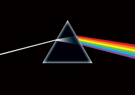 Pink Floyd - Poster Dark Side Of The Moon, Maxi (91 cm x 61 cm) (Schwarz)