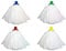 Professional Super White Colour Coded Mop Heads - One of Each Colour