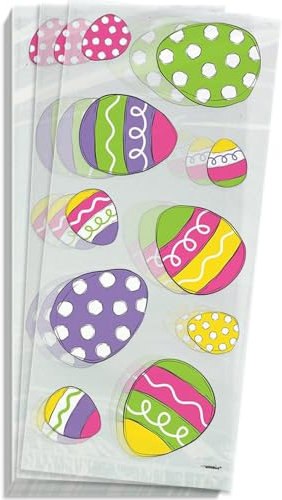 Unique Zellophantüten für Ostereier, 27,9 x 12,7 cm, 20 Stück