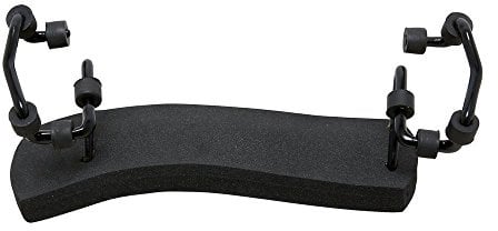 Efel Plus shoulder rest violin 1/2-1/4, with extended support surface, foam rubber pad black