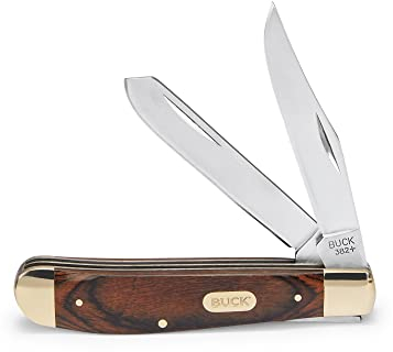 Buck Taschenmesser TRAPPER Messer, Silber, cm, cm.