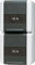 Jung 822NAW Schuko-Steckdose 2-fach NA