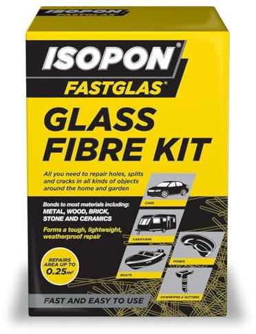 isopon Upol GL//D Fastglas Glass Fibre Kit, S Size, Red
