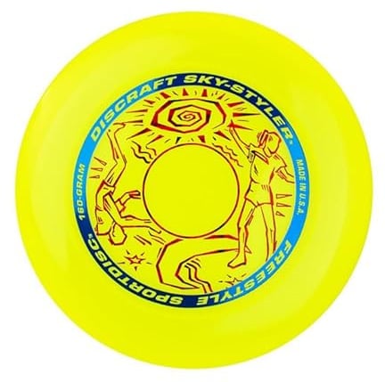 Discraft 802020-106 - Sky Pro Sport Disc, 125 g, Fluorescent Yellow