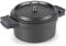 LACOR - 25921 - Cacerola con Tapa Aluminio Fundido 20cm - Negro