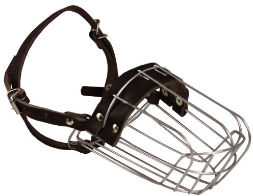 Metal Wire Basket Dog Muzzle Doberman Pinscher Female, Collie. Circumference 10.75, Length 4
