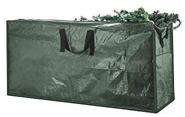 Best Artificial Christmas Tree Storage Bag - Large, Strong & Durable. Fits most 6ft, 7ft, 8ft & 9ft Christmas Trees (120 x 35 x 52 cm).